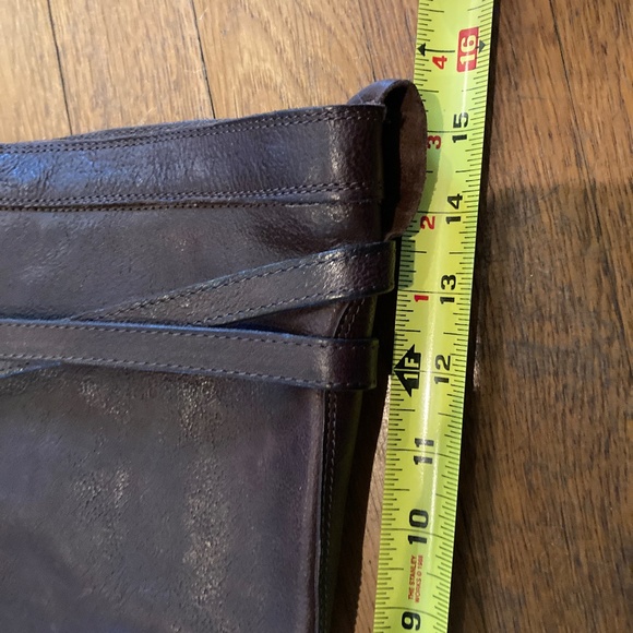 Frye Jane Strappy Boot Dark Brown Size 9M - Picture 10 of 11